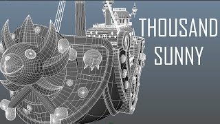 Thousand Sunny ~ 3D Modeling Timelapse