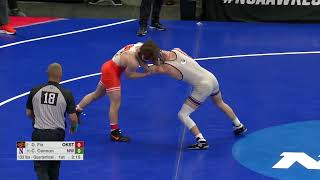 Daton Fix KNOCK OUT Chris Cannon 133 lbs ( QuaterFinal ) | NCAA Wrestling Championshis 2022