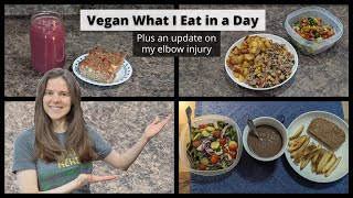 Vegan What I Eat in a Day and an Elbow Injury Update