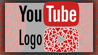 #YouTube #Drawing  طريقة رسم شعار يوتيوب بالمثلثات | How to draw the YouTube logo with triangles