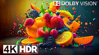 Juicy Fruits Explosive Flavor in Dolby Vision - 4K HDR 120FPS (4K Video)