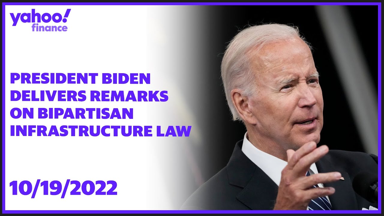 President Biden Delivers Remarks On Bipartisan Infrastructure Law - YouTube