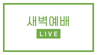 2025년 1월 25일 새벽기도회 LIVE