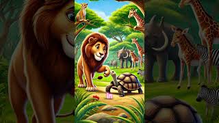 The Lion and the Clever Tortoise | African Jungle Tale | Animated Short Story#africanfolktales