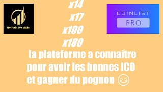 Coinlist  la plateforme a connaitre pour avoir les bonnes ICO et gagner du pognon 😊