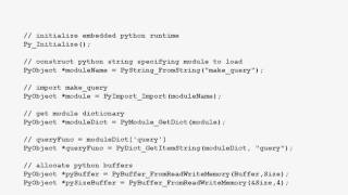 Pointers from C to Python and back