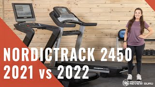 NordicTrack 2450 Treadmill Comparison | 2021 vs 2022