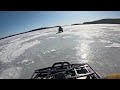 rainy lake ice fishing quad ride 2024