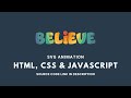 SVG Animation Using HTML CSS and JavaScript Code