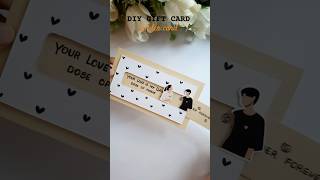DIY SLIDER GIFT CARD IDEA #diy #birthdaycard #papercraft #cardmaking #art