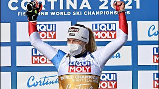 Lara Gut Gold Medal Giant Slalom Cortina d’ampezzo