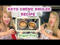 Keto Crème Brûlée - Sugar-Free & Guilt-Free Recipe using Monk Fruit + Erythritol Sweetener