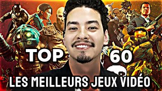 MON TOP 60 des meilleures JEUX VIDÉO auquel j'ai JOUÉ !