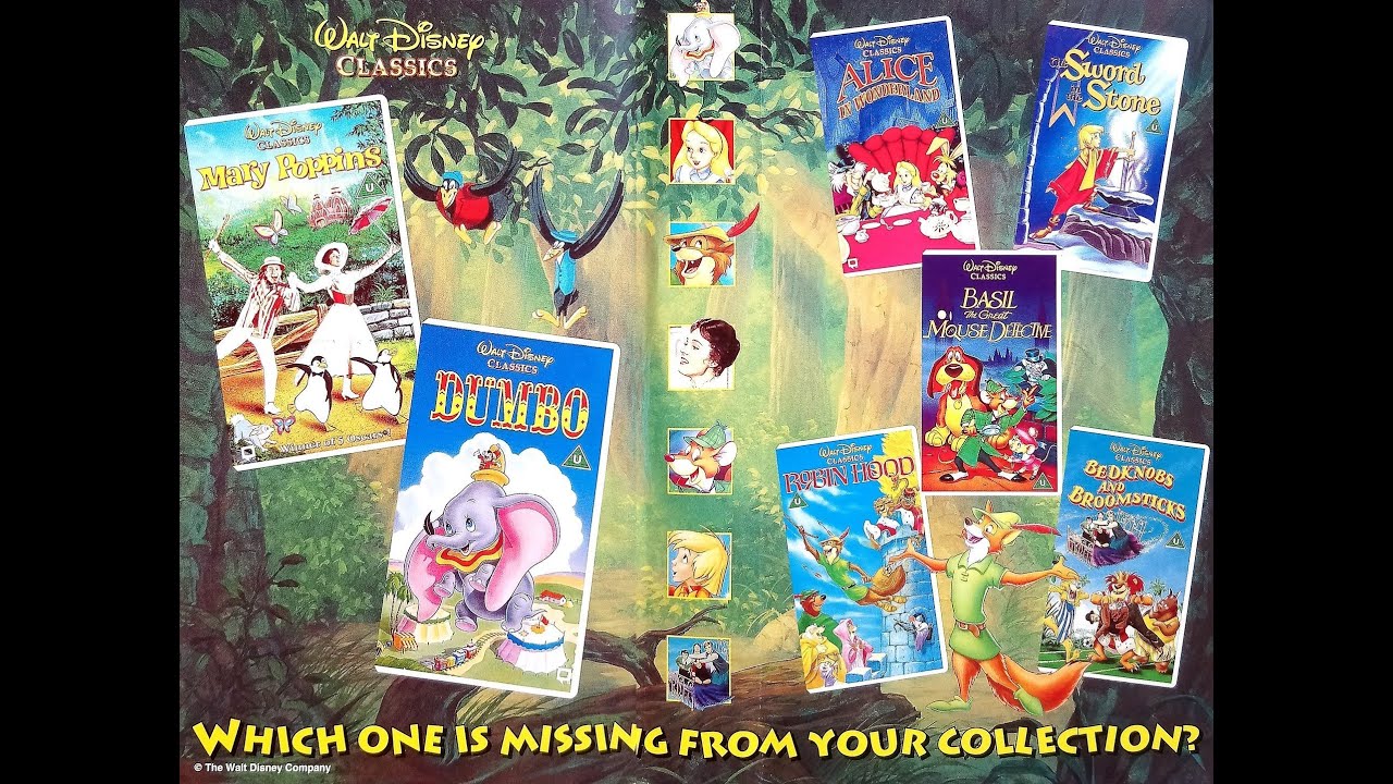 Walt Disney Classics 1995 Late Promo (Trailer VHS 1995 UK) - YouTube