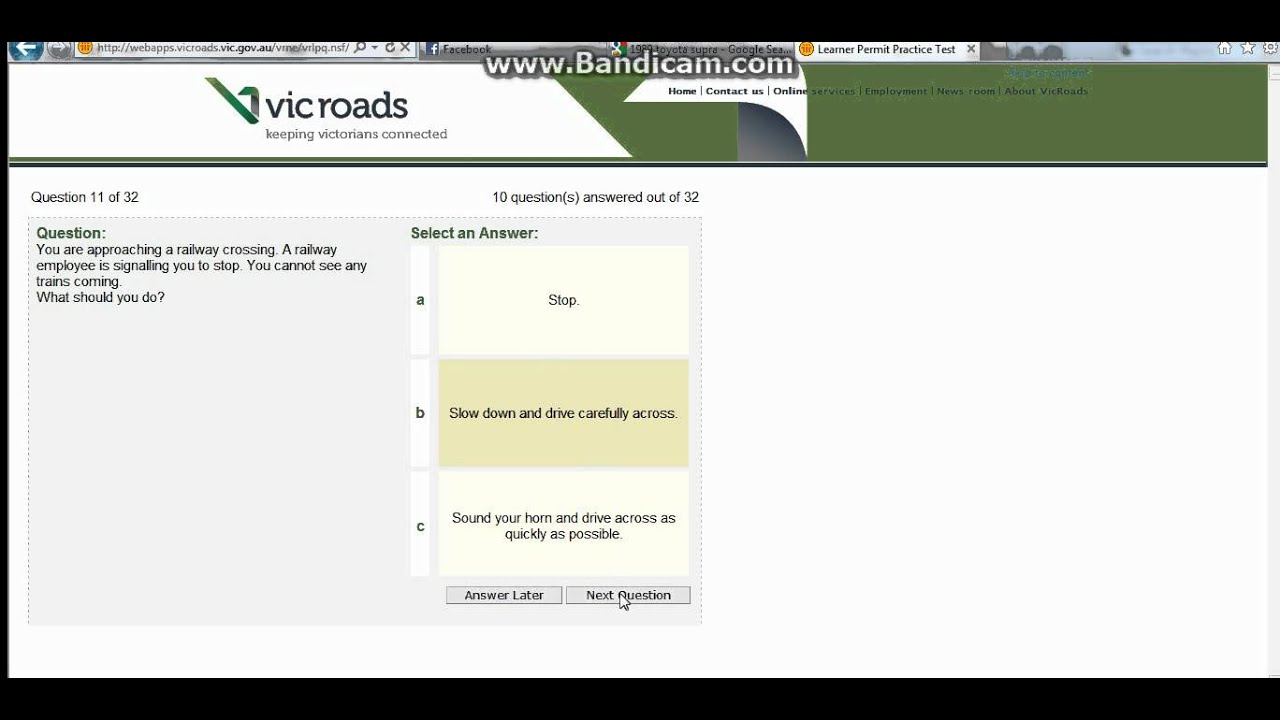 Computer Test Vic Roads Part 1 Youtube