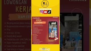 Yang lagi butuh kerja mari melamar di makuku #youtubeshorts #viral #job