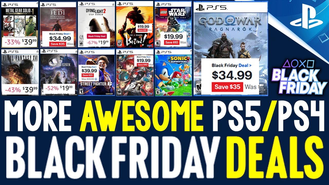 More Awesome BLACK FRIDAY PS5/PS4 Game Deals! Tons Of CHEAP New ...