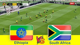 Ethiopia vs South Africa | International Friendly Match 2023 - Football Simulation HD Gameplay