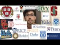 ShivVZG's 20+ College Decision Results (Ivy League, Stanford, UCLA, USC, UC Berkeley, T20's)