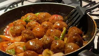 酢豚風肉団子の作り方☆ How to make sweet and sour pork meatballs