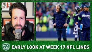 NFL Week 17 Picks, Early Look at Lines, Betting Advice I Pick Six NFL Podcast