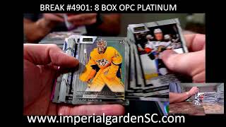 BREAK #4901 : 8 BOX 2023-24 #upperdeck O-PEE-CHEE PLATINUM HOBBY NHL HOCKEY CASE BREAK