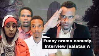 Funny Oromo comedy interview Jaalataa Ahmed