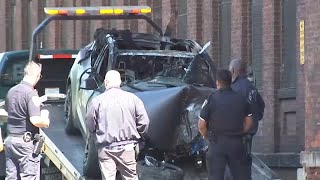 2 critically injured after car crashes into Elizabeth, NJ building