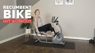 Recumbent Bike HIIT Workout