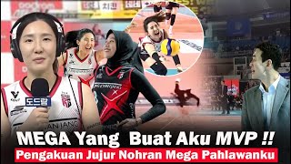 Nohran ‘Mega membantuku jd MVP’ !!  kalian wajib Lihat Sempurnanya MEGA jd Libero Red Spark