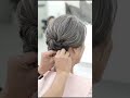 흰머리가 정말 예쁘네요. hairstyle for short hair