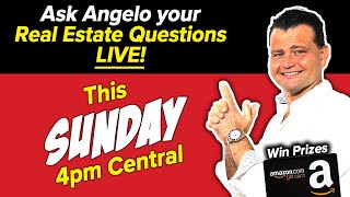 Tune in this SUNDAY 4pm Central with your Real Estate Questions!!!