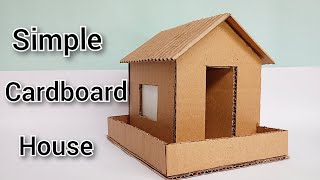 How to Make a Cardboard House 🏠 | DIY house