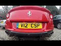 ferrari ff cold start pistonheadstv