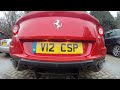 ferrari ff cold start pistonheadstv