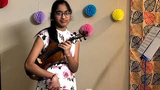 Madhu Pole Kadalalle Violin Cover  By Meghana #DearComrade #VijayDeverakonda
