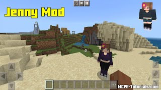 How To Install Jenny Mod in Minecraft PE 1.20+ (Virtual Girlfriend Addon)