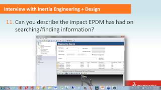 Leveraging SolidWorks EPDM featuring Inertia Engineering + Design