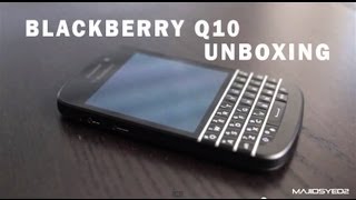 BlackBerry Q10 Unboxing \u0026 Overview