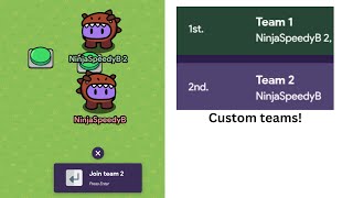 How to create custom teams in gimkit creative!