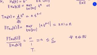Functional Analysis Module II Class 6 Bounded Linear Operators Examples
