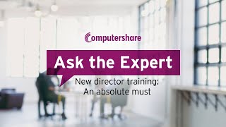 New Director Training: An Absolute Must
