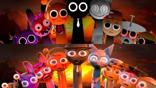 Original IncrediBox Sprunki 2D Version Vs Fake IncrediBox Sprunki 3D Version