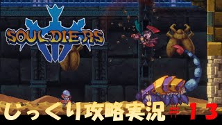 【Souldiers】【ソウルライクなメトロイドヴァニア】【イベントのみ和訳あり】ソルジャーズ じっくり攻略実況 第13回【シブナ砂漠(グレートピラミッド)】