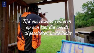 Schieten op een uitgaande en inkomende klei | Targetshooter