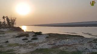 যমুনা নদীর চরাঞ্চল। Jomuna river bangladesh - village babu