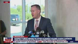 Officer used his police-issued weapon to commit double murder, officials say | LiveNOW from FOX