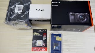 Sony A6500 and Sigma 1.4 30mm - Double Unboxing! (4K)