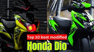 Top 10 best modified Honda dio modification || Dio modificationn || Motowraps