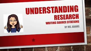 Understanding Research 3 Source Citations
